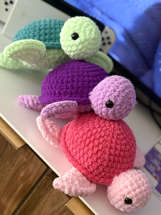 Chunky Plush Turtles