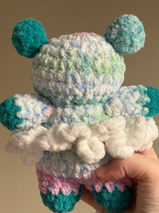 Baby cow in a tutu - pink/green